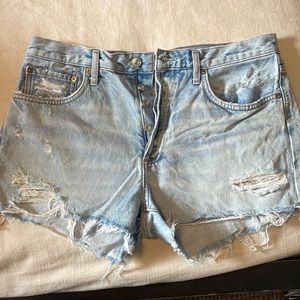 Agolde denim shorts size 31